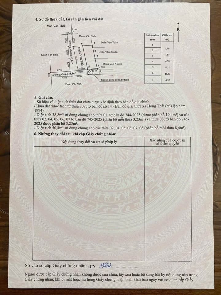 Đất Hồng Thái 47.3m² giá 1.2 tỷ - Đầu tư sinh lời ngay!