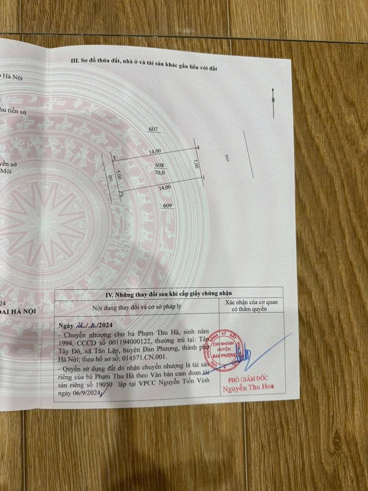 Đất nền Khu B Cổng Ngói Đan Phượng 70m² giá 5.32 tỷ - Hướng Đông mát mẻ, đầu tư sinh lời!