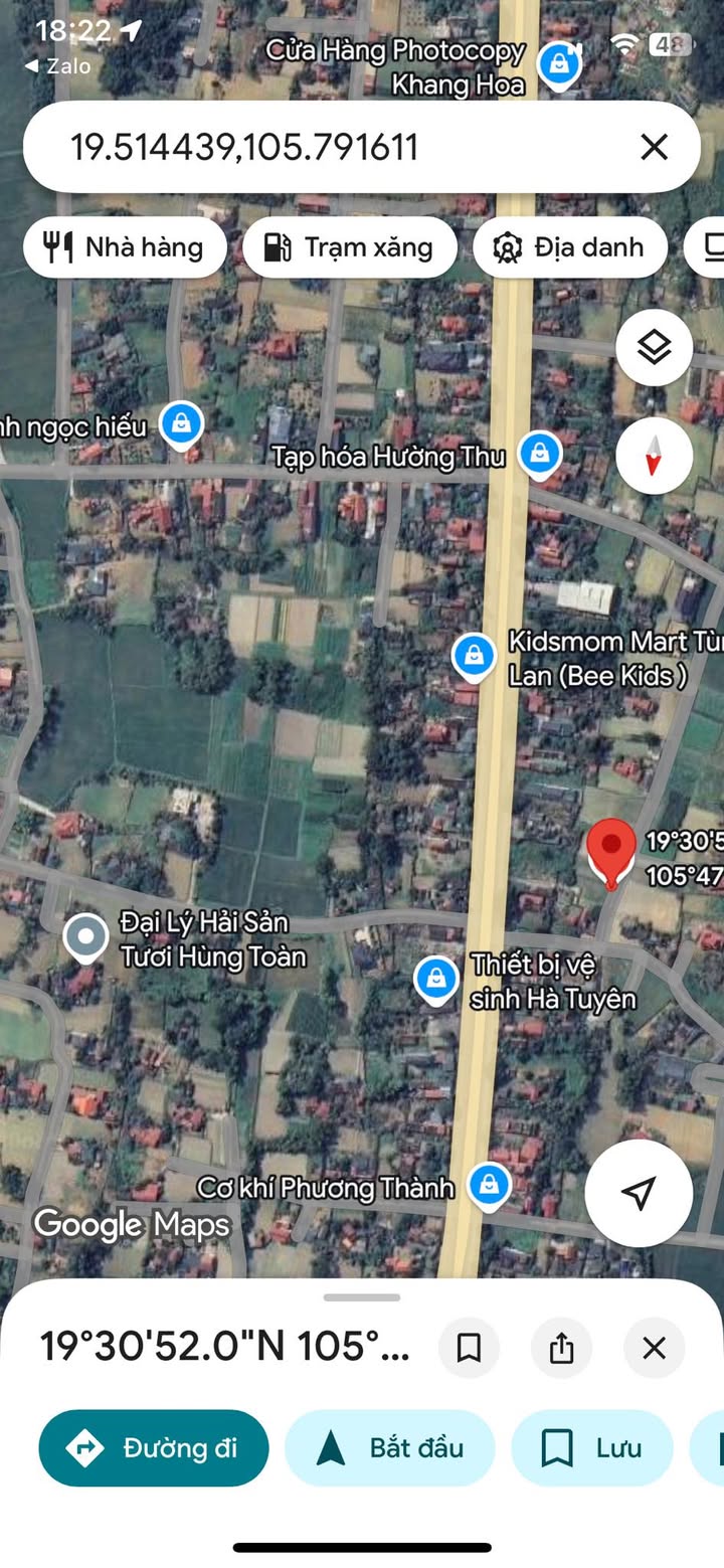 Đất nền phường Hải Lĩnh, Nghi Sơn 448m² giá 1.15 tỷ - Ô tô vào tận nơi!