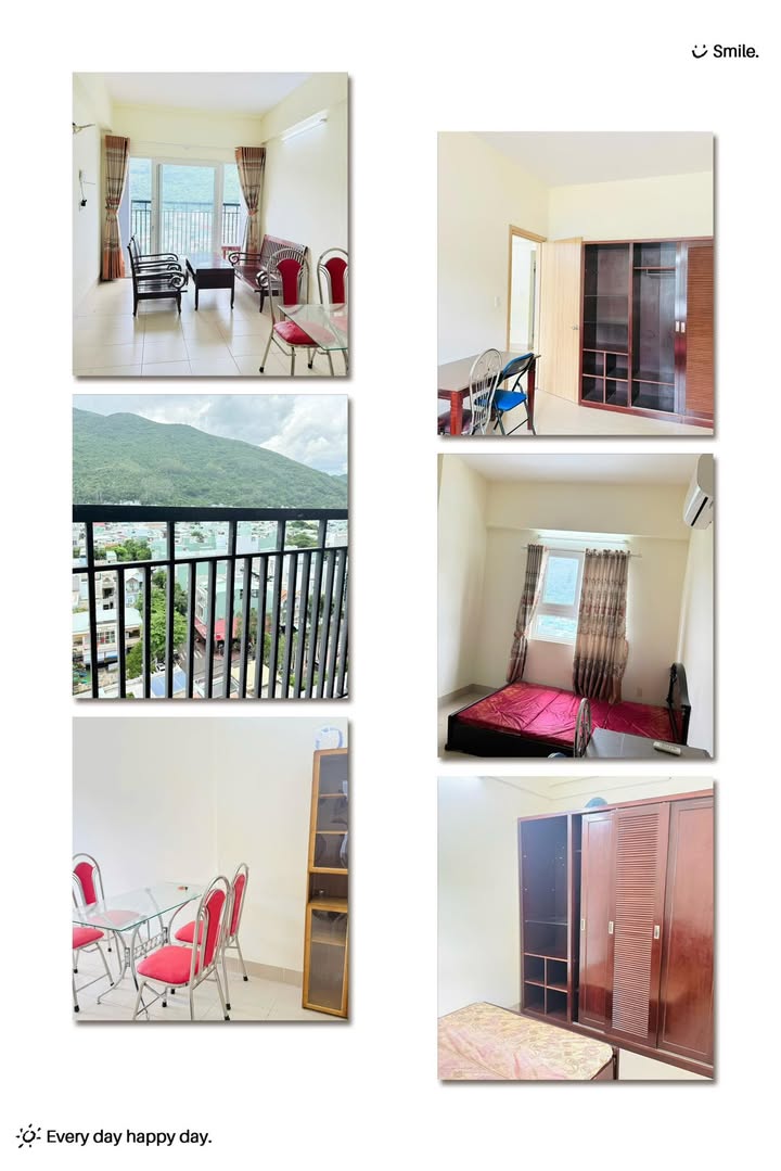 Chung cư Hoàng Văn Thụ Quy Nhơn 2PN giá 4.5 triệu - Full nội thất sang trọng!