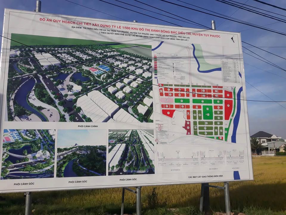 Đất nền góc 2 mặt tiền Trần Bá, Diêu Trì 162m² giá 2.25 tỷ - Cơ hội đầu tư tốt!