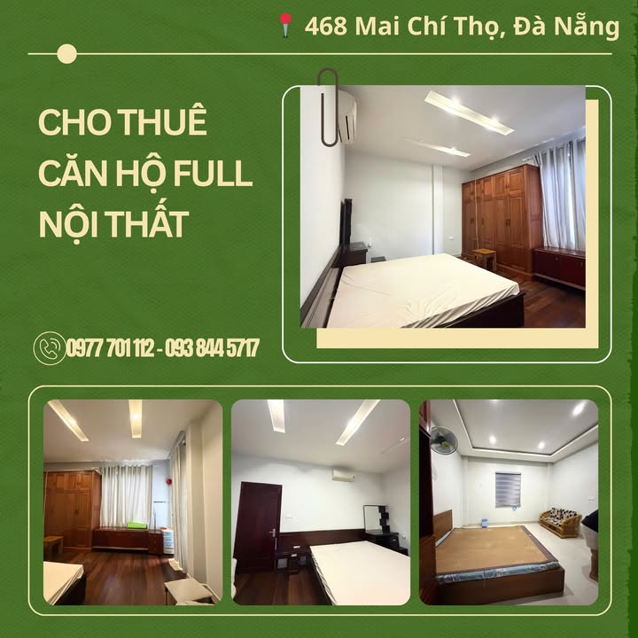Cho thuê căn hộ 1 phòng ngủ 55m² giá 7 triệu/tháng - Tiện nghi đầy đủ tại Đà Nẵng!