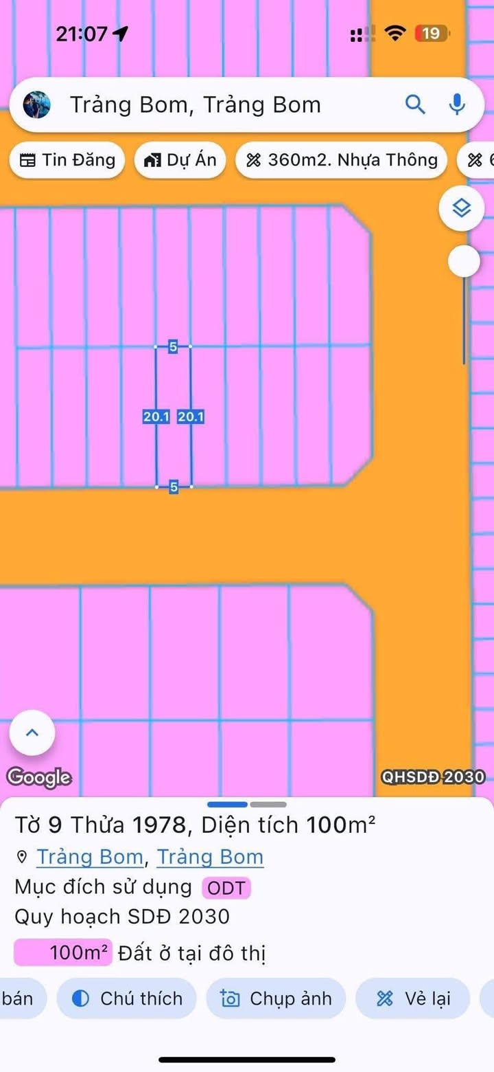 Đất nền KDC An Phú Hưng Trảng Bom 100m² giá 1.6 tỷ - Hướng Nam, pháp lý đầy đủ!