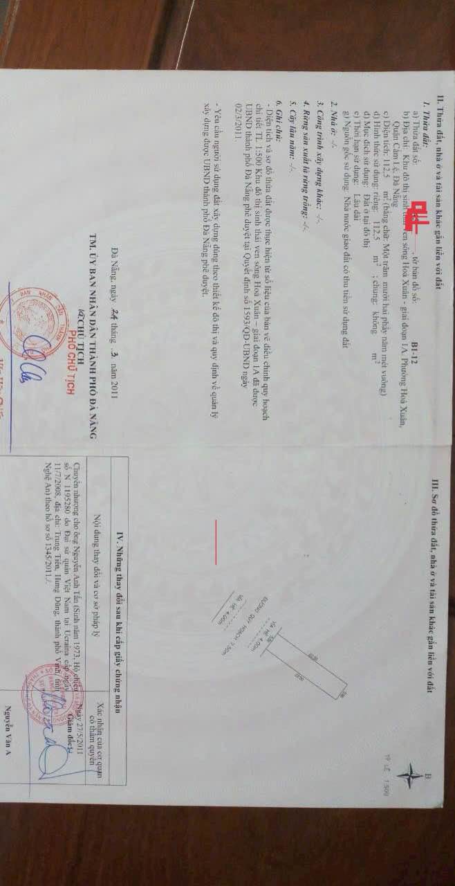 Đất nền đường Ngô Huy Diễn, Cẩm Lệ, 225m² giá 15 tỷ - Cơ hội đầu tư sinh lời!