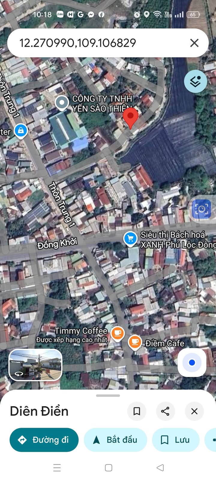 Đất thổ cư Diên Điền 175m² giá 1.75 tỷ - Vị trí đắc địa gần cổng chính