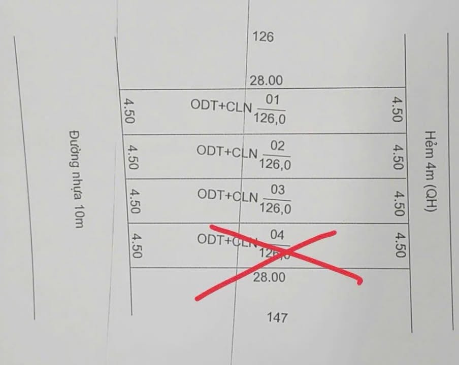 Đất nền Hẻm 38 Ngô Quyền Long Hoa 128m² giá 413.25 triệu - Cơ hội đầu tư tuyệt vời!