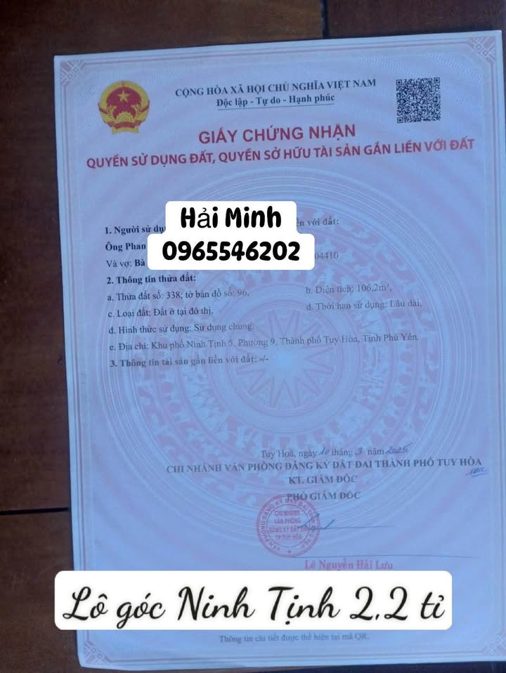 Nhà cấp 4 hẻm Mậu Thân, Tuy Hòa 106m² giá 1.9 tỷ - Cơ hội đầu tư tuyệt vời!