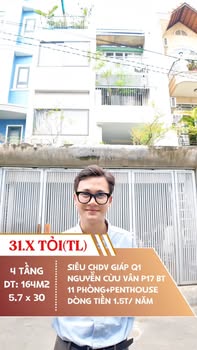 Căn hộ Chung cư Nguyễn Cửu Vân 164m² giá 31 tỷ - Dòng tiền ổn định 1.5 tỷ/năm!