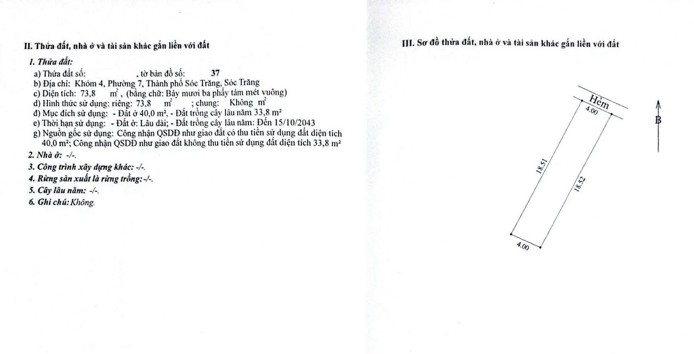 Đất nền hẻm ôtô 60/29 đường Nam Kỳ Khởi Nghĩa 73.8m² giá 690 triệu - Đầu tư sinh lời ngay!