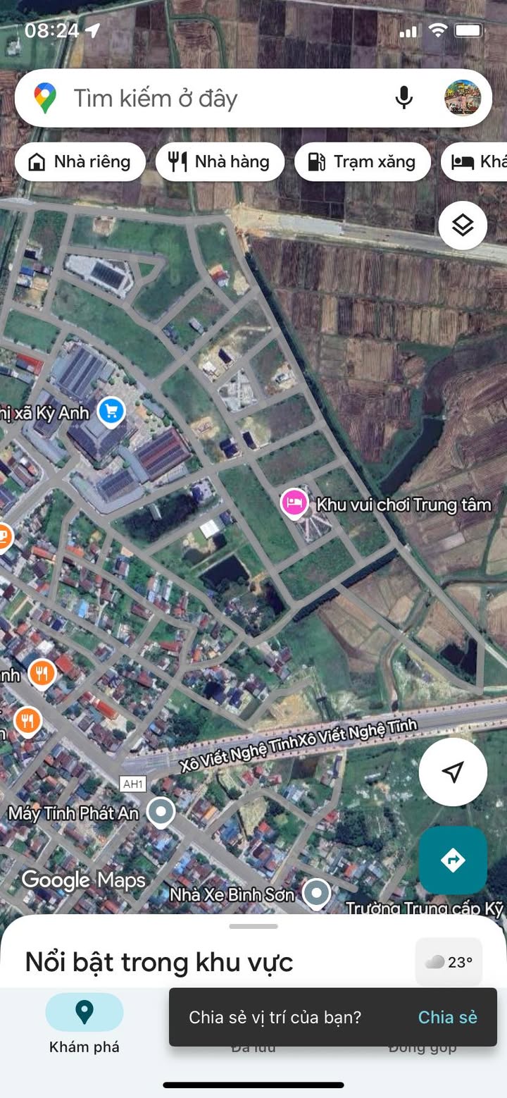 Đất Dự Án Chợ Mới Kỳ Anh 165m² giá 2.6 tỷ - Tiềm năng sinh lời cao!