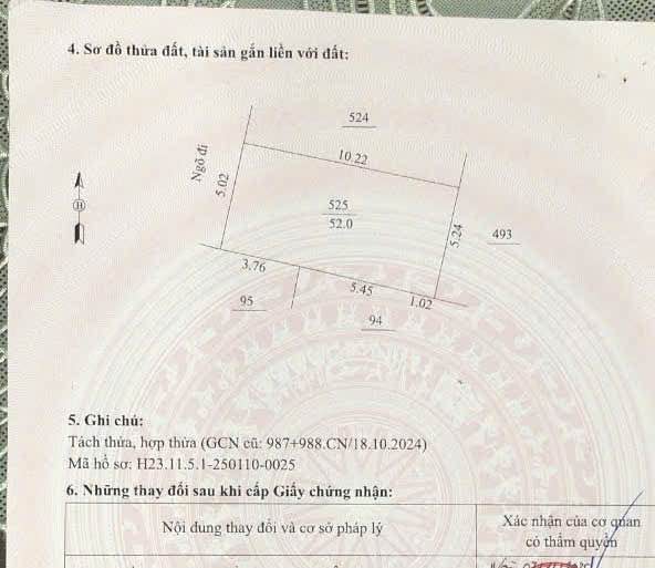 Bán đất ngõ phố Nguyễn Hữu Cầu, phường Ngọc Châu, 52m² - Vị trí thuận lợi cho sinh hoạt!