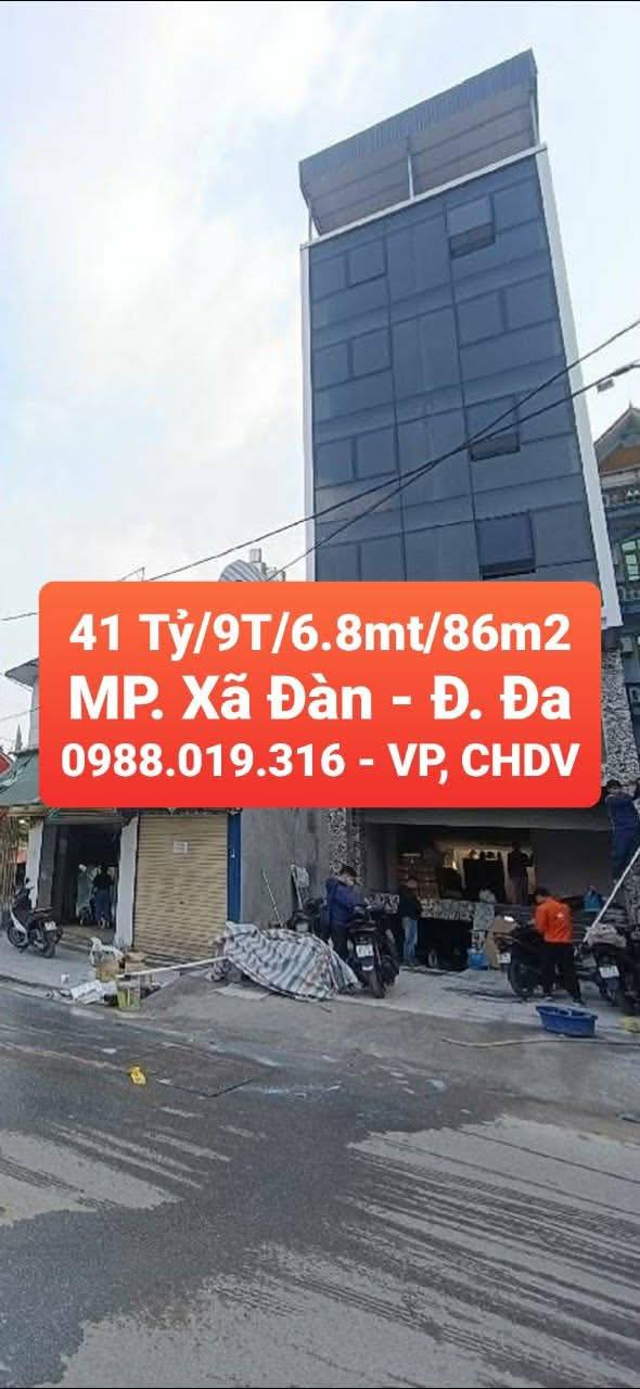 Bán gấp mặt phố Xã Đàn - Toà nhà văn phòng 9 tầng - Giá 41 tỷ