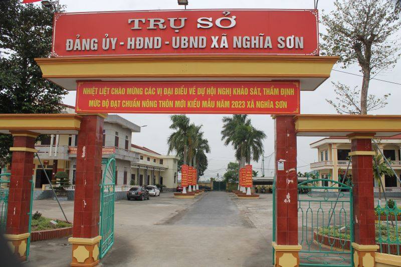 Đất nền mặt đường Uỷ Ban Xã Nghĩa Sơn 100m² giá 3 tỷ - Vị trí đắc địa trung tâm!