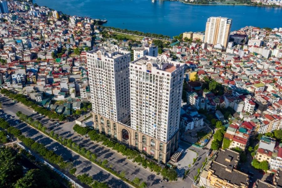 Căn hộ HDI Tây Hồ 107m² giá 10 tỷ - Thiết kế cao cấp, view Hồ Tây tuyệt đẹp!