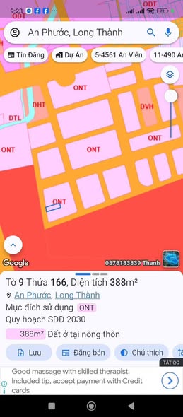 Đất nền ấp 7 An Phước, Long Thành 385m² giá 6 tỷ - Sổ đỏ chính chủ, thổ cư 100%!