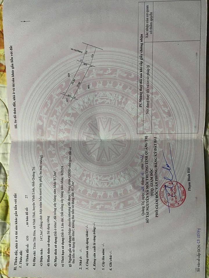 Đất biển Vĩnh Thái 150m² giá 400 triệu - Cách biển chỉ 150m!