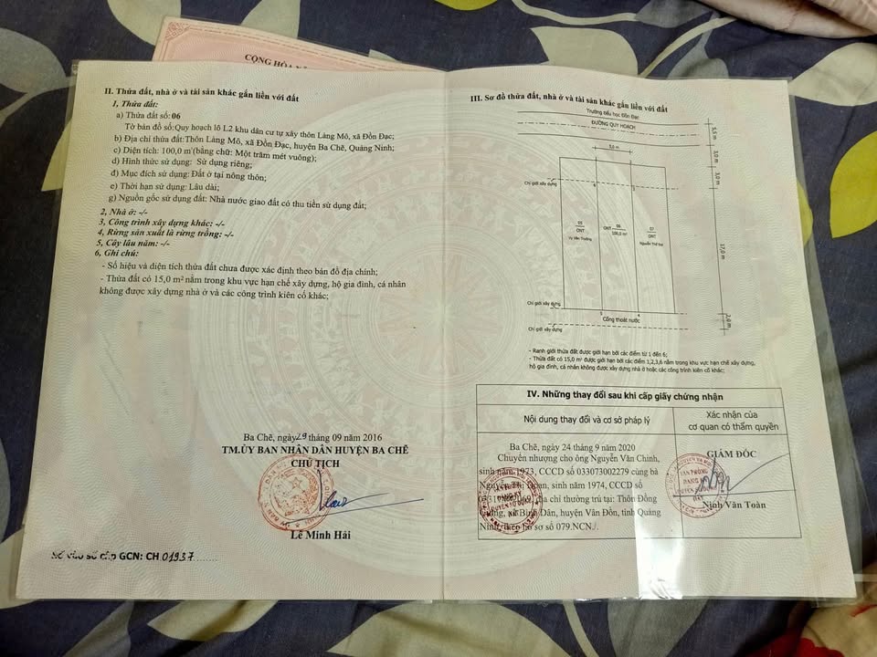 Đất nền liền kề Đồn Đạc, Ba Chẽ 100m² - Sổ đỏ chính chủ, giá thỏa thuận!