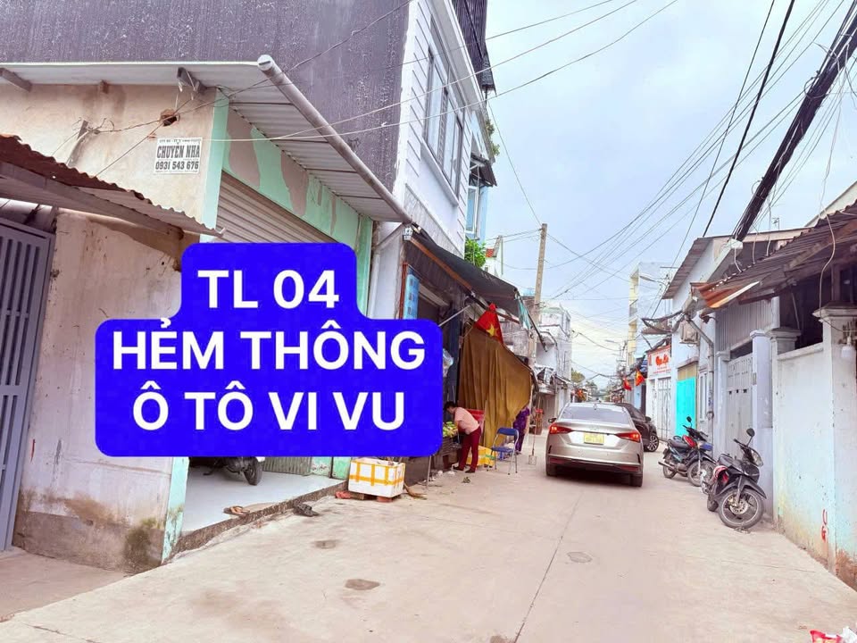 Đất mặt tiền Thạnh Lộc 04, 100m² giá 4.85 tỷ - Tặng nhà cấp 4 cho thuê ngay!