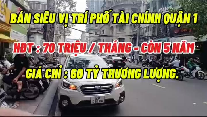 Bán nhà mặt tiền Nguyễn Công Trứ, Quận 1, 72m², Giá 60 tỷ - Siêu vị trí Kim Cương