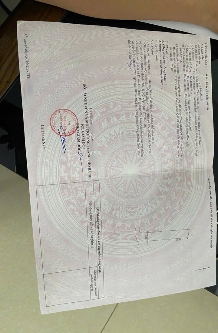 Đất nền 125m² tại Bình Yên, Thạch Thất - Giá chỉ 3 tỷ, sổ đỏ chính chủ!