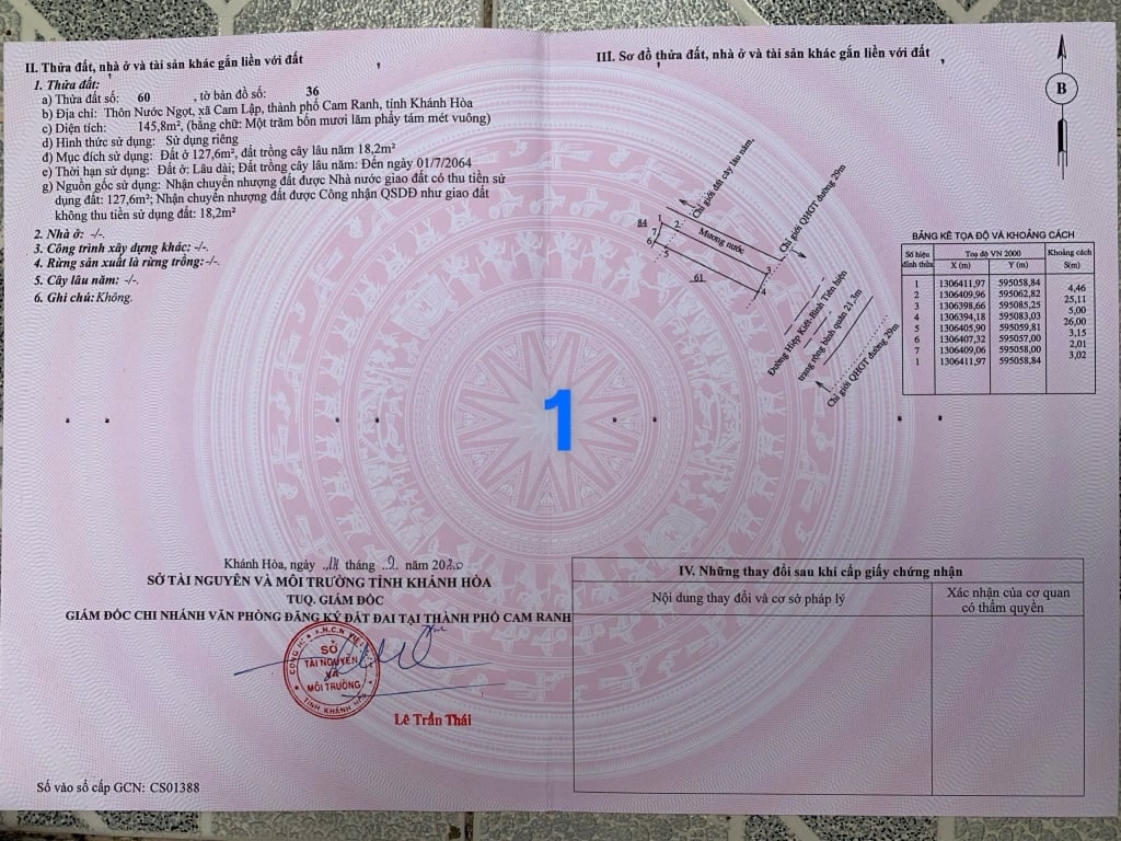 Đất nền mặt tiền Tỉnh lộ 702, Cam Lập, Cam Ranh - Chỉ từ 1 tỷ, cơ hội vàng sở hữu lô đất sát biển!