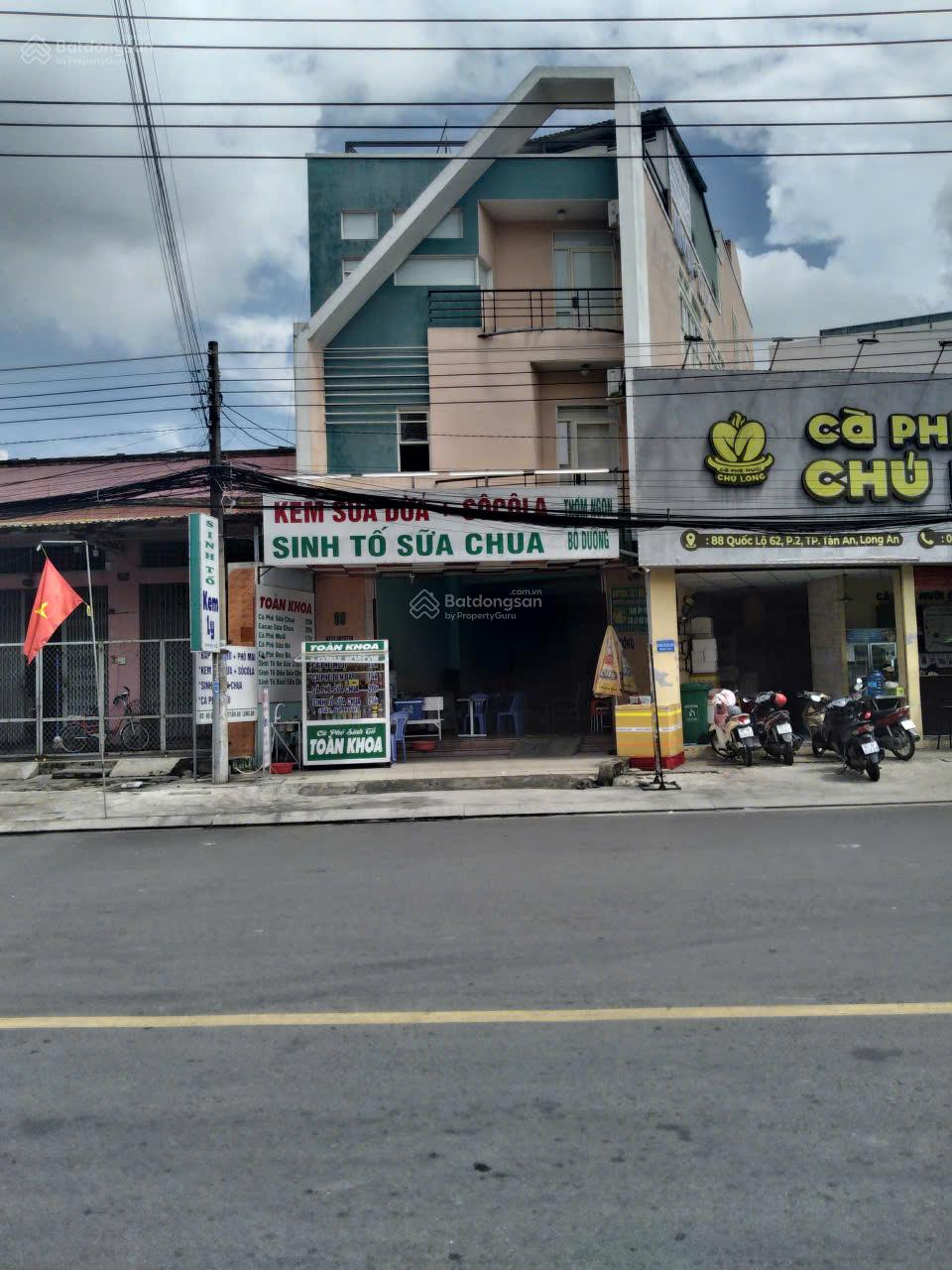 Nhà mặt tiền Quốc Lộ 62, Tân An, 135m² - Chính chủ cho thuê giá tốt!