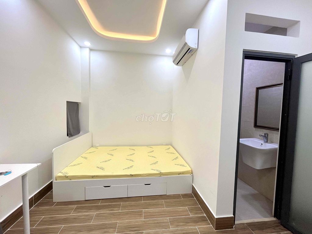 Phòng trọ cao cấp Nguyễn Văn Đậu 22m² giá 3.8 triệu - Mới 100%, Full nội thất!