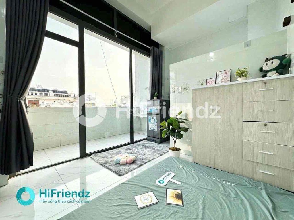 Studio ban công lớn 25m² giá chỉ 3.5 triệu - Tiện nghi đầy đủ gần ĐH Văn Hiến!
