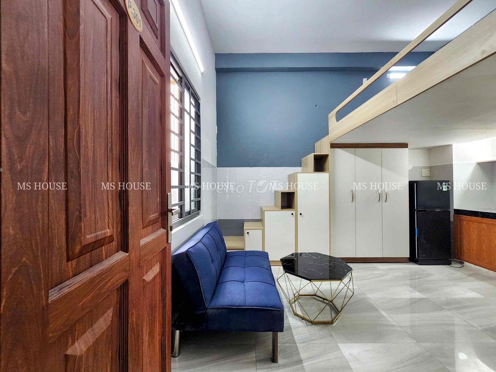 Căn hộ Duplex Kế Etown Cộng Hoà 35m² giá 4.5 triệu - Nội thất đầy đủ, gần Etown!