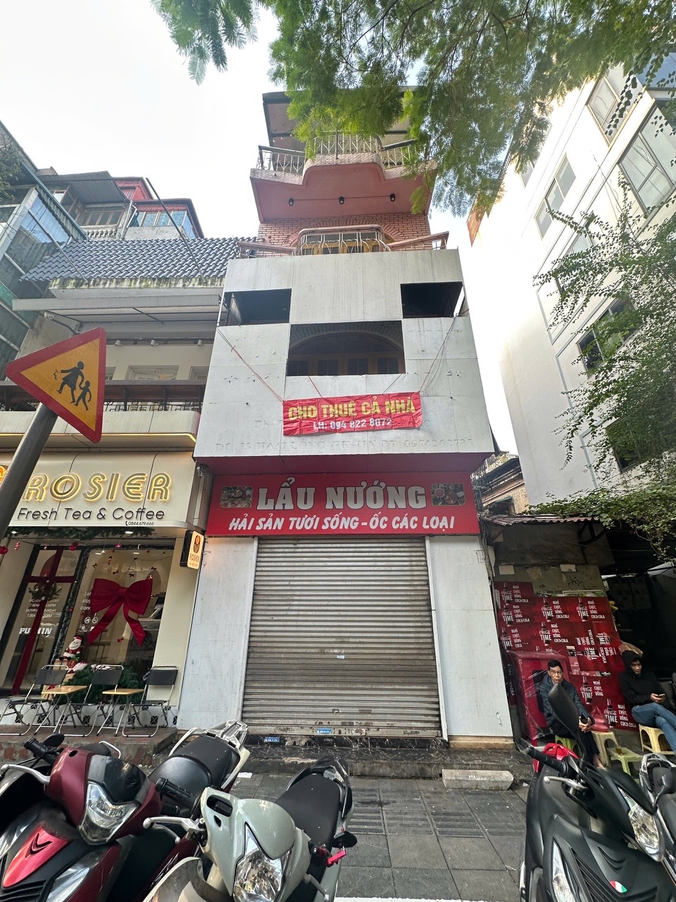 Nhà kinh doanh cho thuê tại số 33 phố Hàm Long, Hoàn Kiếm, Hà Nội - Diện tích 26m², giá 25 triệu/tháng