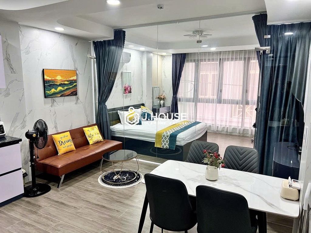 Căn hộ 1PN Đakao Quận 1, 45m² giá 10 triệu - Nội thất đầy đủ, tiện nghi hiện đại!