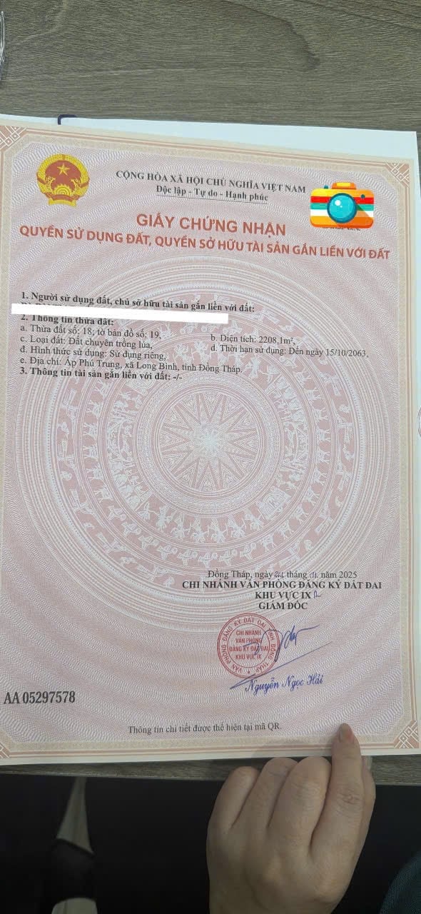 Siêu phẩm đất 1 hecta - 2 mặt tiền đường, mặt tiền sông - Điểm vàng Gò Công Tây