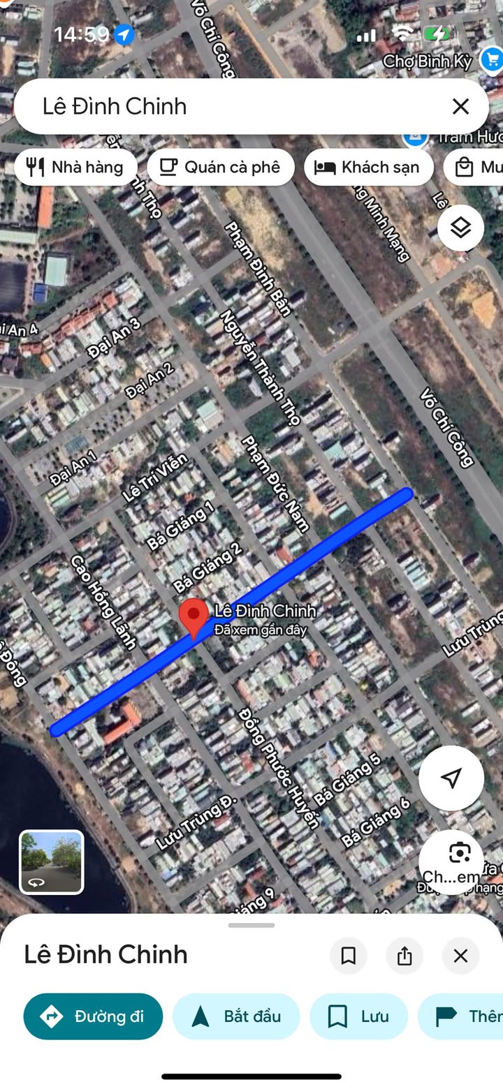 Đất lô góc 2 mặt tiền đường Lê Đình Chinh 166m² giá 7 tỷ - Cơ hội đầu tư tuyệt vời!