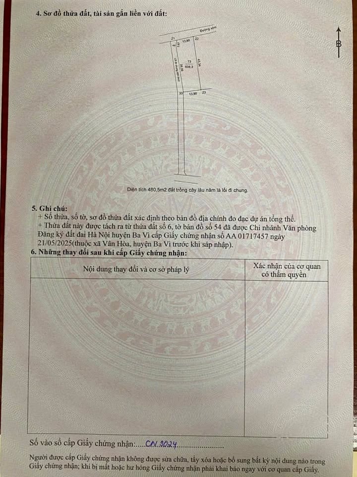 Đất nền Yên Bài, Ba Vì 608m² giá thỏa thuận - Lô góc 2 mặt tiền view đẹp!