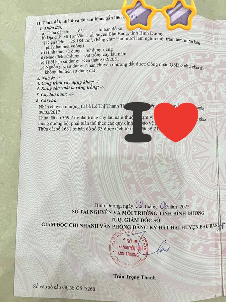 Đất SKC Bàu Bàng Bình Dương 24.924m² giá 1.8 triệu/m² - Cơ hội đầu tư hấp dẫn!