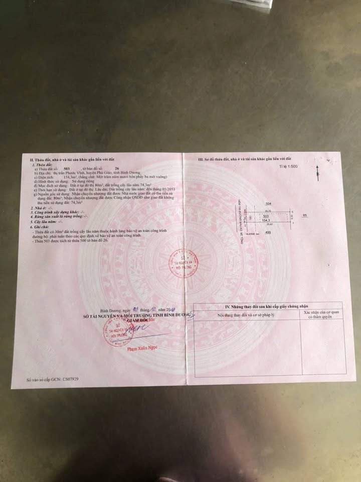 Lô đất Phước Vĩnh Phú Giáo 154.3m² giá 700 triệu - Đầu tư sinh lời ngay trung tâm!