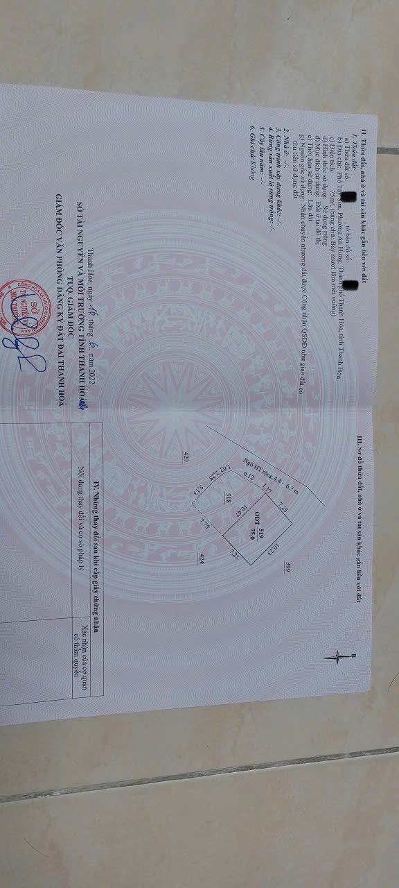 Lô đất 75m² tại An Hưng - Giá 1.7 tỷ - Cơ hội đầu tư tuyệt vời!