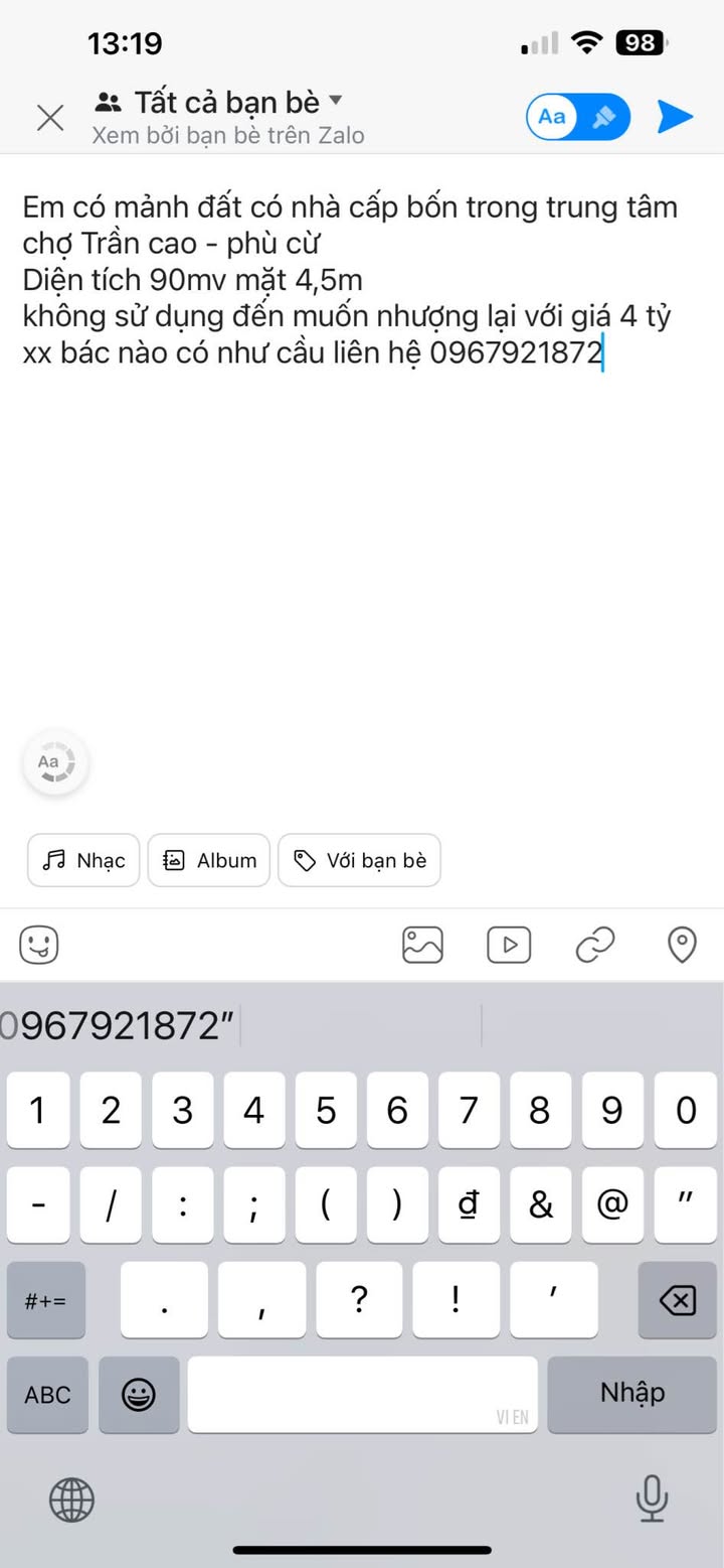 Nhà cấp 4 Trần Cao, Phù Cừ 90m² giá 4 tỷ - Cơ hội đầu tư hấp dẫn!