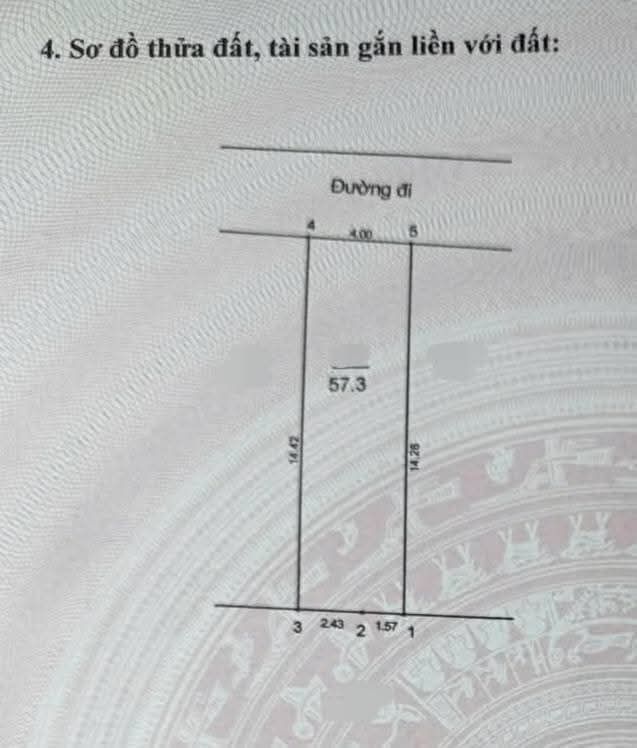 Đất nền phố Dương Văn Bé, Hai Bà Trưng 58m² - Vị trí ngõ ô tô, cách mặt phố chỉ 26m!