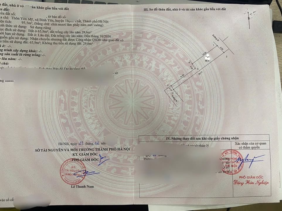 Đất nền Bình Yên Thạch Thất 95m² giá 1.5 tỷ - Đường ô tô vào tận nơi!