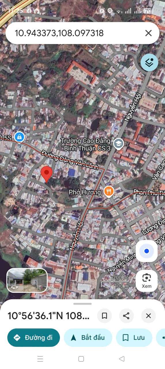 Đất nền đường Nguyễn Hội, Phan Thiết 125m² giá 1.9 tỷ - Cơ hội đầu tư sinh lời!