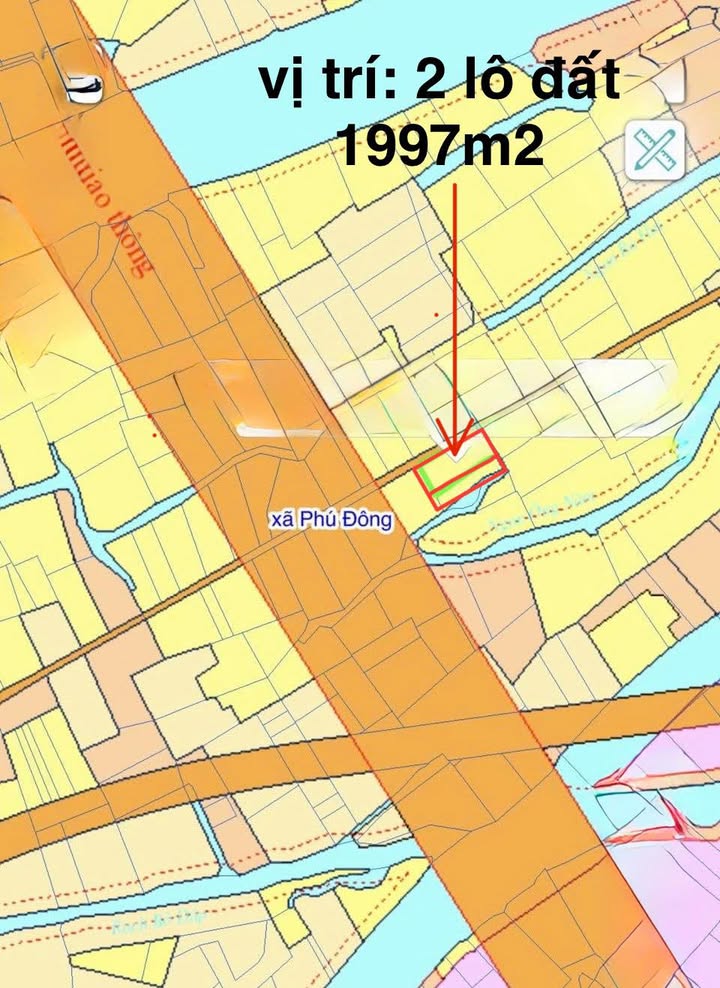 Đất công Phú Đông, Nhơn Trạch 1997m² giá 4.8 tỷ - Cơ hội đầu tư hấp dẫn!