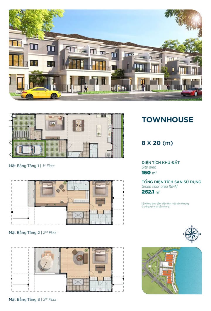 Nhà phố Elite 1 Aqua City 160m² giá 9 tỷ - View sông cực đẹp!