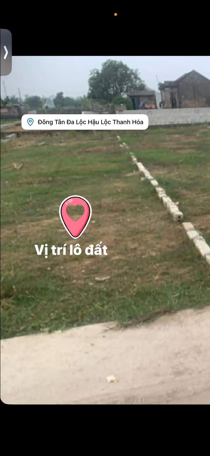 Đất bán tại xã Đa Lộc, Hậu Lộc 105m² - Hướng Đông, đường thông thoáng