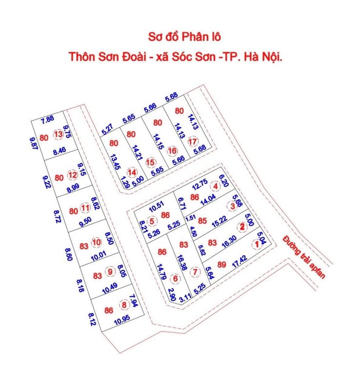 Đất nền Tân Minh, Sóc Sơn 84.5m² giá 1.2 tỷ - Đường rộng, vị trí đẹp!