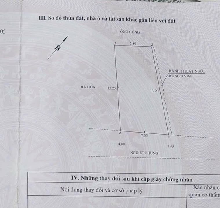 Nhà 1.5 tầng Miếu Hai Xã Hải Phòng 88.3m² giá 5.25 tỷ - Ngõ ô tô vào tận nhà!