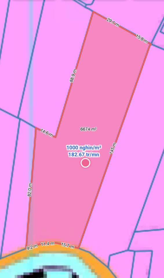 Đất nền Tân Ngãi Vĩnh Long 6600m² giá 6.6 tỷ - Cơ hội đầu tư tuyệt vời!