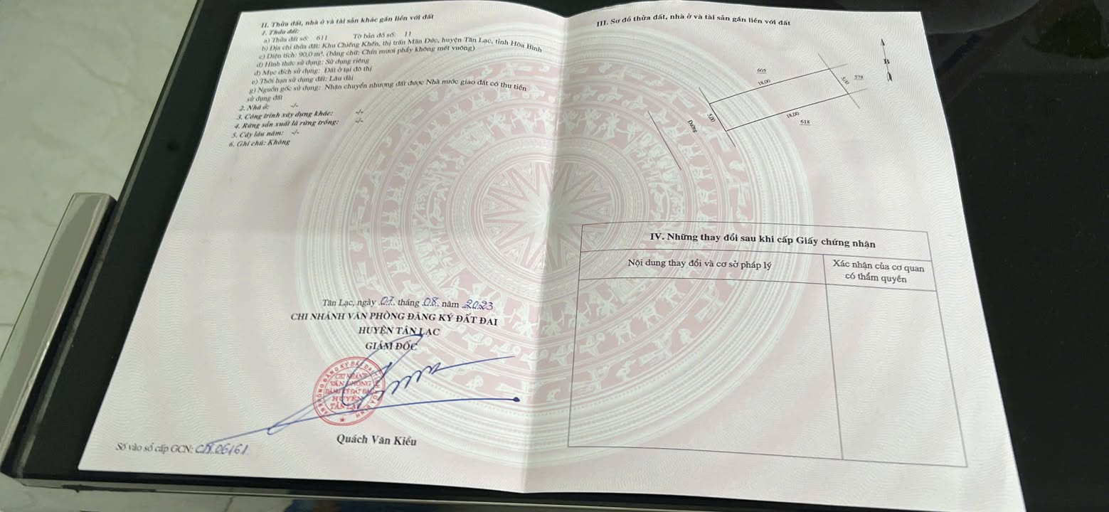 Đất nền Khu đô thị Mường Khến 90m² giá 1 tỷ - Sổ đỏ chính chủ, giao dịch ngay!