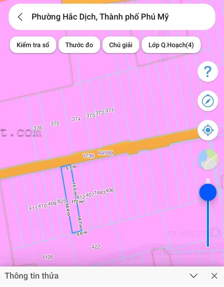 Đất nền 171m² tại Suối Nhum, Hắc Dịch, Tân Thành, Bà Rịa - Vũng Tàu giá 1.2 tỷ - Đầu tư lý tưởng!