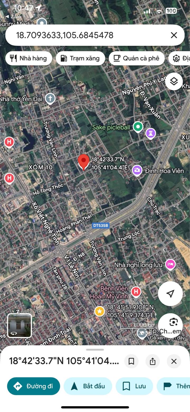 Đất nền chính chủ Phạm Tuấn Thái, Nghi Phú 76.9m² giá 3.7 tỷ - Vị trí đắc địa gần bệnh viện!